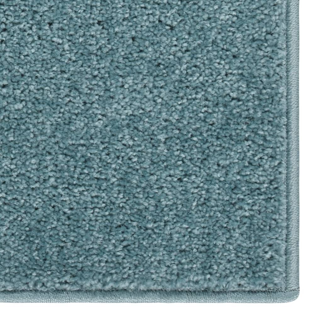 Vidaxl Rug Kortpolig 240x340 cm blå