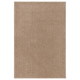 Vidaxl Rug Kortpolig 160x230 cm brun