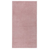 Vidaxl Rug Kortpolig 80x150 cm lyserød