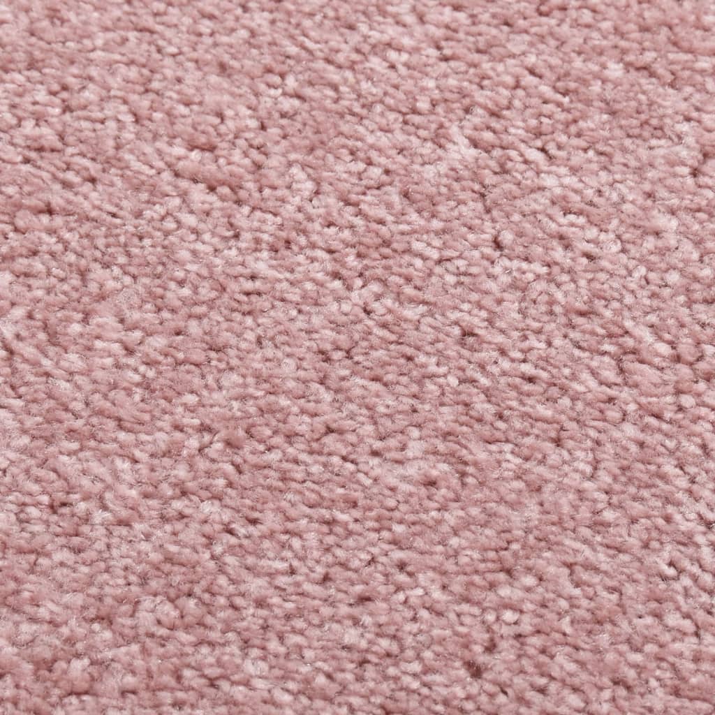 Vidaxl Rug Kortpolig 80x150 cm lyserød