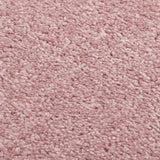 Vidaxl Rug Kortpolig 160x230 cm lyserød