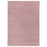 Vidaxl Rug Kortpolig 240x340 cm lyserød