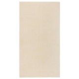 Vidaxl Rug Kortpolig 80x150 cm creme -farvet