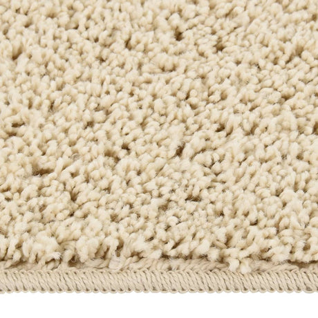 Vidaxl Rug Shaggy Anti-Slip 140x200 cm cremefarvet