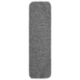 Vidaxl Stair Mats 15 St Anti-Slip rektangulær 75x20 cm grå