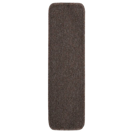 Vidaxl Stair Mats 15 St Anti-Slip rektangulær 75x20 cm brun