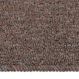 Vidaxl Stair Mats 15 St Anti-Slip rektangulær 75x20 cm brun