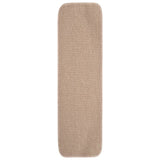 Vidaxl Stair Mats 15 St Anti-Slip rektangulær 75x20 cm beige