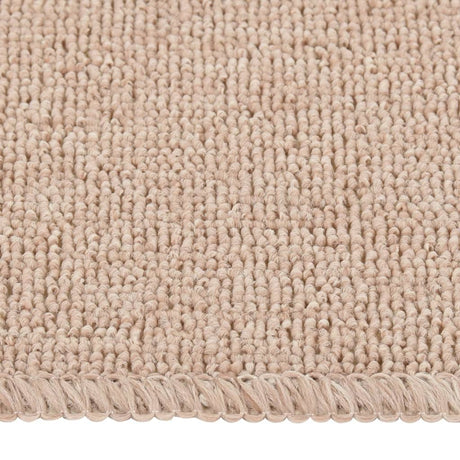 Vidaxl Stair Mats 15 St Anti-Slip rektangulær 75x20 cm beige