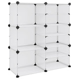 Vidaxl Shoe Rack 84x31.5x93 cm polypropen gennemsigtig