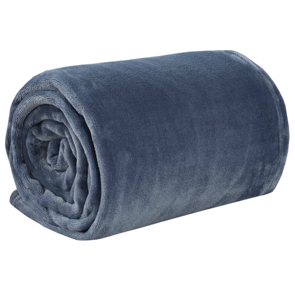 Vidaxl tæppe 130x170 cm polyester ultimativ grå