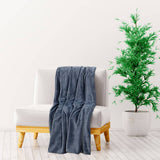 Vidaxl tæppe 150x200 cm polyester ultimativ grå