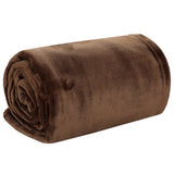 Vidaxl tæppe 150x200 cm polyester kakao brun