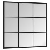 Vidaxl Wall Mirror 60x60 cm metal sort