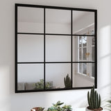 Vidaxl Wall Mirror 60x60 cm metal sort