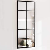 Vidaxl Wall Mirror 100x40 cm metal sort