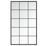Vidaxl Wall Mirror 100x60 cm metal sort