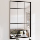 Vidaxl Wall Mirror 100x60 cm metal sort