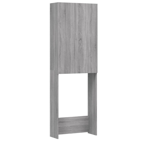 Vidaxl Washing Machine Cabinet 64x25.5x190 cm Grå sonoma eg Farvet