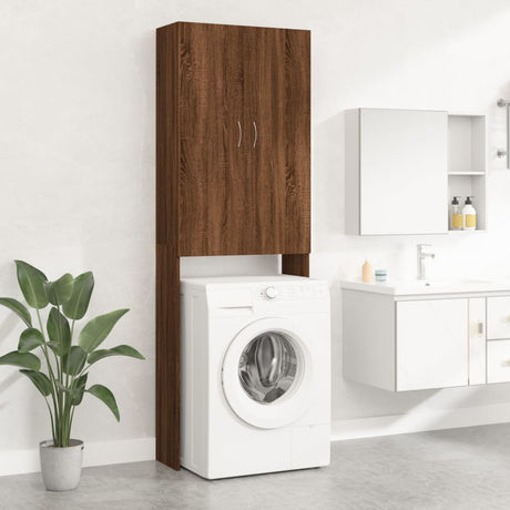Vidaxl Washing Machine Cabinet 64x25.5x190 cm Brun eg Farve