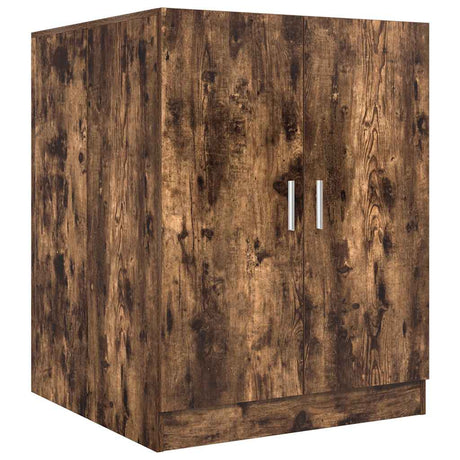 Vidaxl Washing Machine Cupboard 71x71.5x91.5 cm Røget eg Farvet