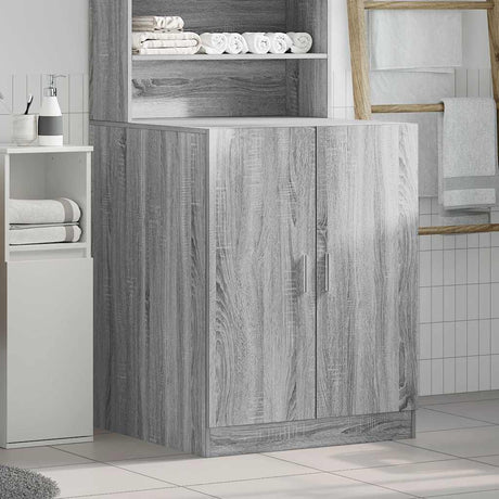 Vidaxl Washing Machine Cupboard 71x71.5x91.5 cm Grå sonoma eg Farvet