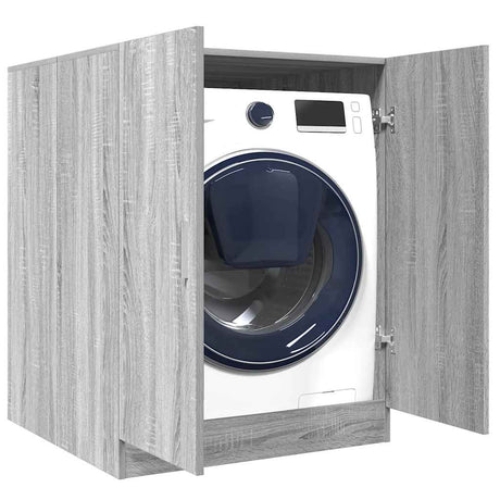 Vidaxl Washing Machine Cupboard 71x71.5x91.5 cm Grå sonoma eg Farvet