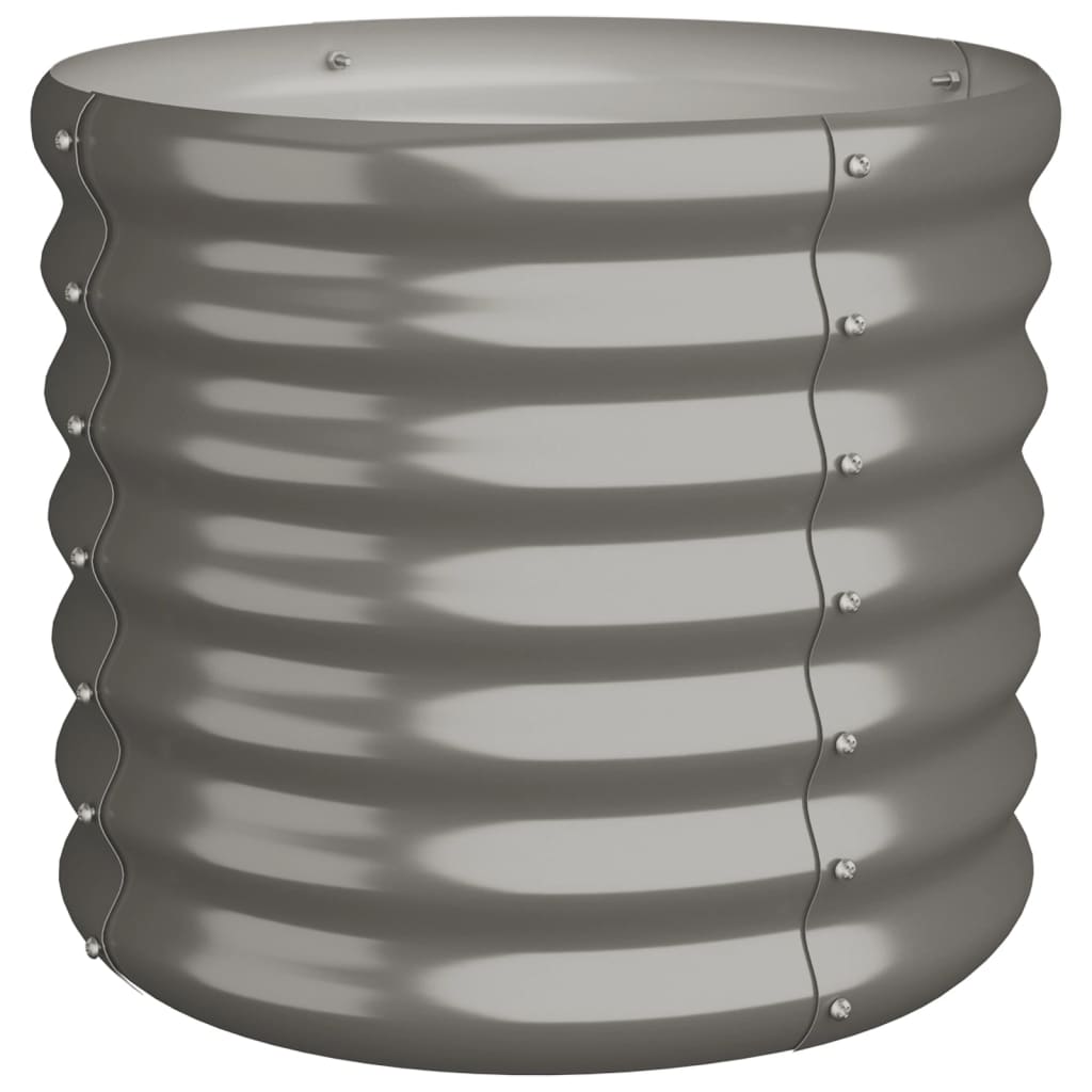 Vidaxx plantekasse 40x40x36 cm galvaniseret stålgrå