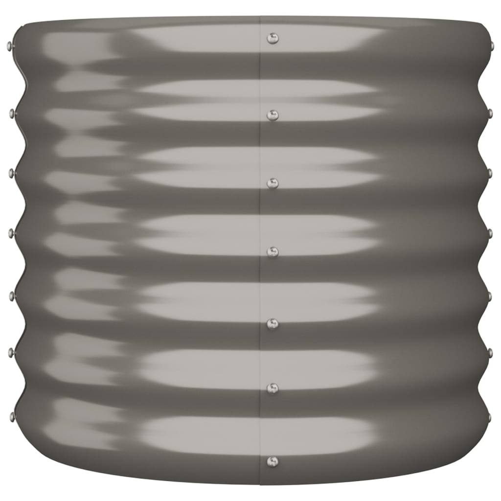 Vidaxx plantekasse 40x40x36 cm galvaniseret stålgrå