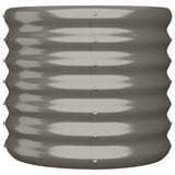 Vidaxx plantekasse 40x40x36 cm galvaniseret stålgrå