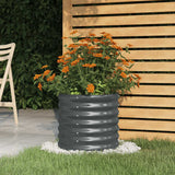 Vidaxx plantekasse 40x40x36 cm galvaniseret stål antracit