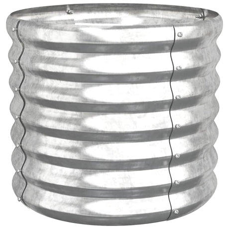 Vidaxx plantekasse 40x40x36 cm galvaniseret stål sølvfarvet