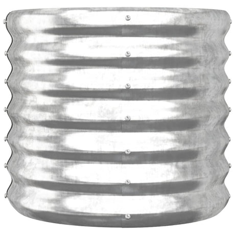 Vidaxx plantekasse 40x40x36 cm galvaniseret stål sølvfarvet
