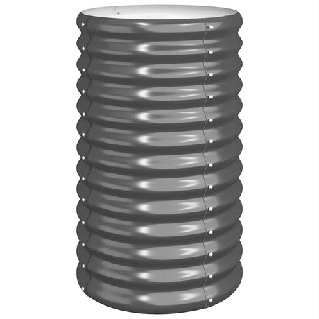 Vidaxl plantenbak 40x40x68 cm gegalvaniseerd staal antracietkleurig