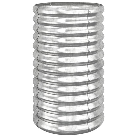 Vidaxx plantekasse 40x40x68 cm galvaniseret stål sølvfarvet
