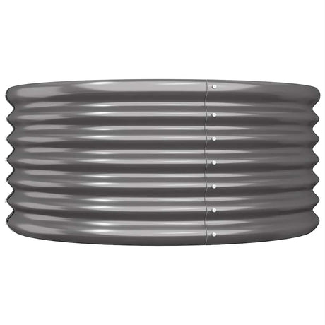 Vidaxl Planning Box 80x80x36 cm galvaniseret stål antracit -farvet