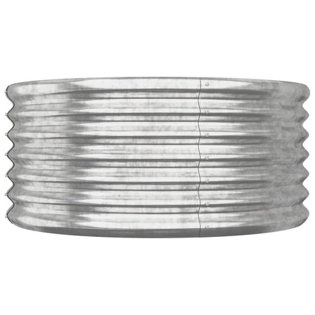 Vidaxx plantekasse 80x80x36 cm galvaniseret stål sølvfarvet