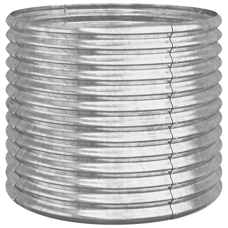 Vidaxx plantekasse 80x80x68 cm galvaniseret stål sølvfarvet