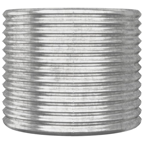 Vidaxx plantekasse 80x80x68 cm galvaniseret stål sølvfarvet