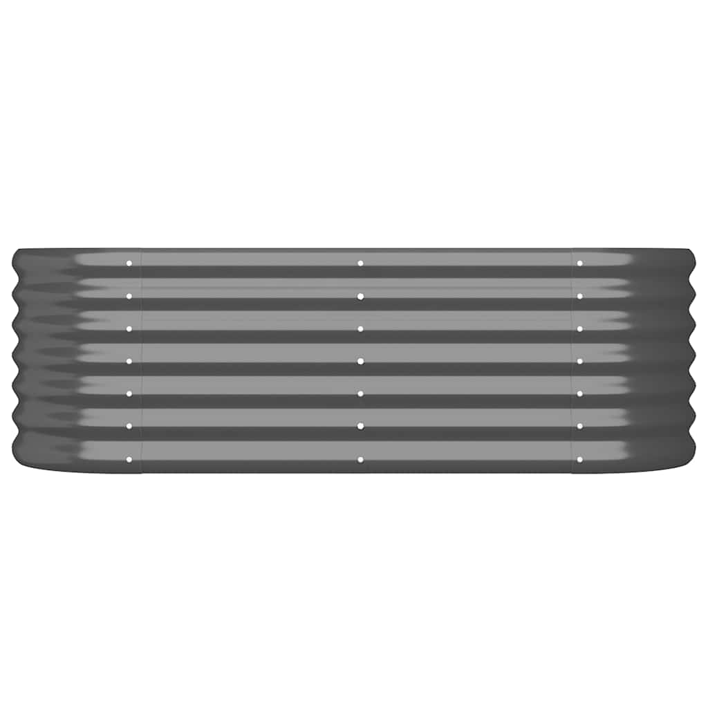 Vidaxl Planning Box 114x40x36 cm galvaniseret stål antracit -farvet