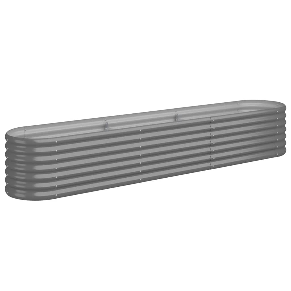 Vidaxx plantekasse 224x40x36 cm galvaniseret stålgrå