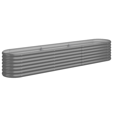 Vidaxx plantekasse 224x40x36 cm galvaniseret stålgrå