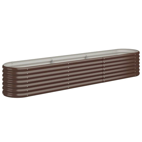 Vidaxx plantekasse 224x40x36 cm galvaniseret stål brun