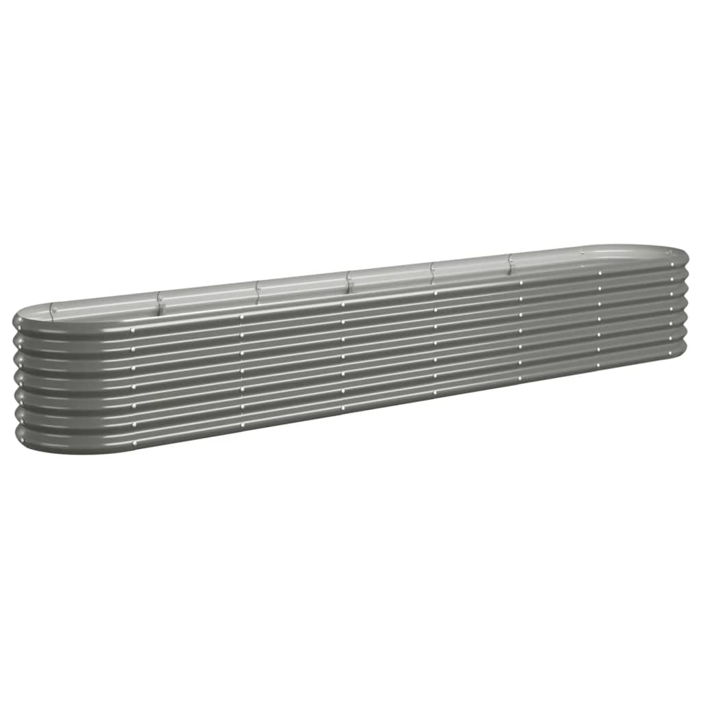 Vidaxx plantekasse 260x40x36 cm galvaniseret stålgrå