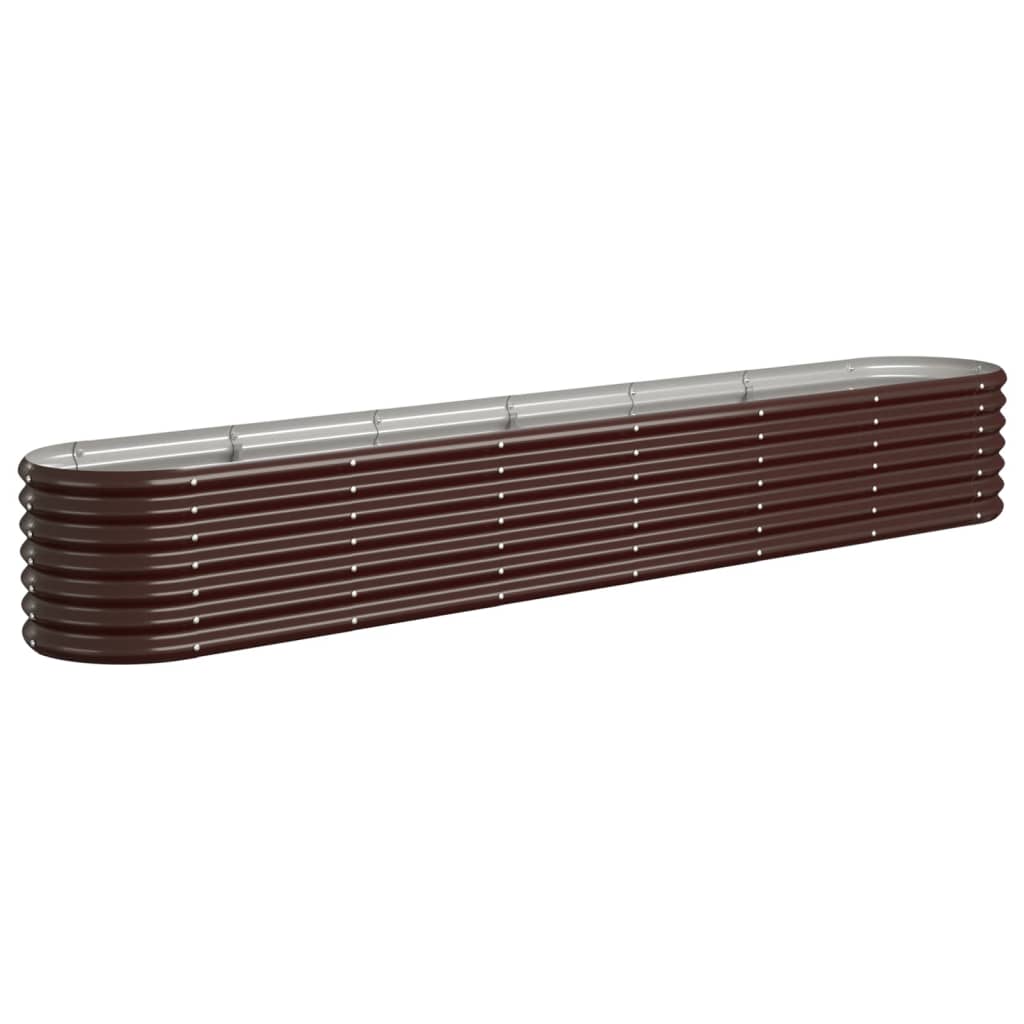 Vidaxx plantekasse 260x40x36 cm galvaniseret stål brun