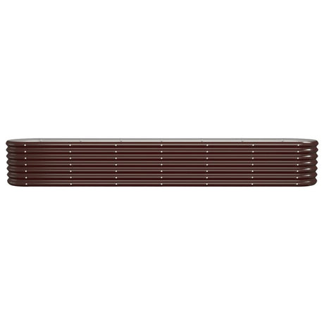 Vidaxx plantekasse 260x40x36 cm galvaniseret stål brun
