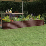 Vidaxx plantekasse 260x40x36 cm galvaniseret stål brun