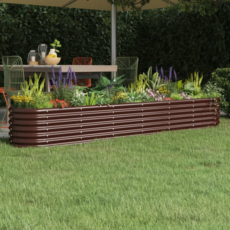 Vidaxx plantekasse 260x40x36 cm galvaniseret stål brun