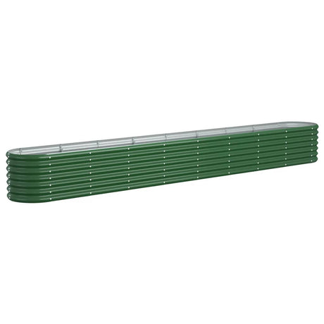 Vidaxx plantekasse 332x40x36 cm galvaniseret stålgrøn