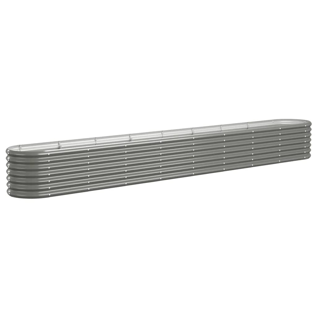 Vidaxx plantekasse 332x40x36 cm galvaniseret stålgrå